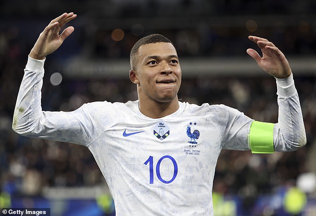 Mbappe was made France's national team captain after Hugo Lloris' international retirement