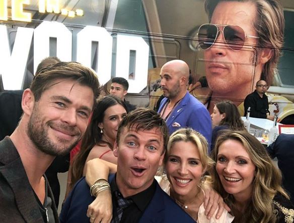 Chris Hemsworth's family attempt at Brad Pitt selfie is hilariously pure |  Metro News