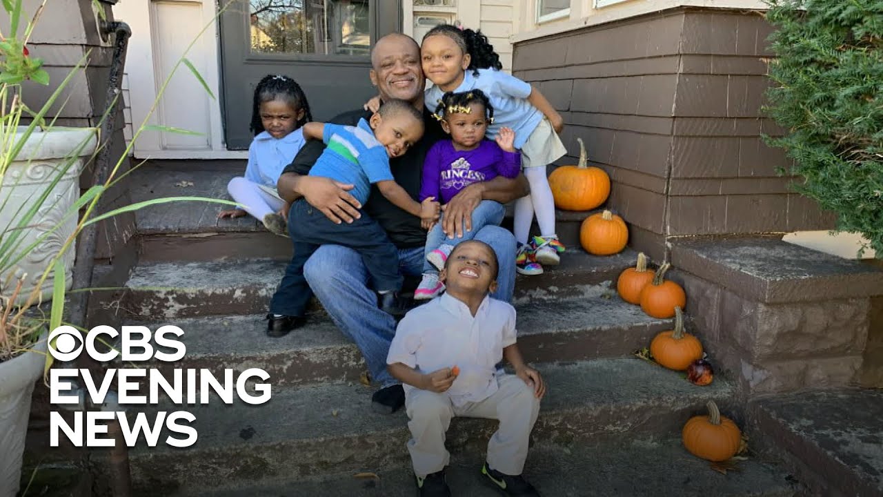 Single dad adopts 5 siblings so they can stay together - YouTube