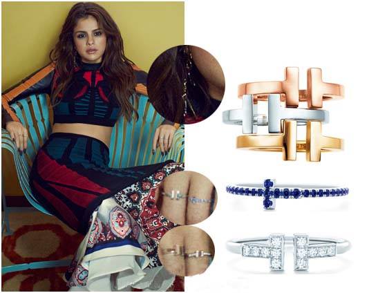 Jewelry By Louis Vuitton and Tiffany & Co. Selena Gomez Jewelry